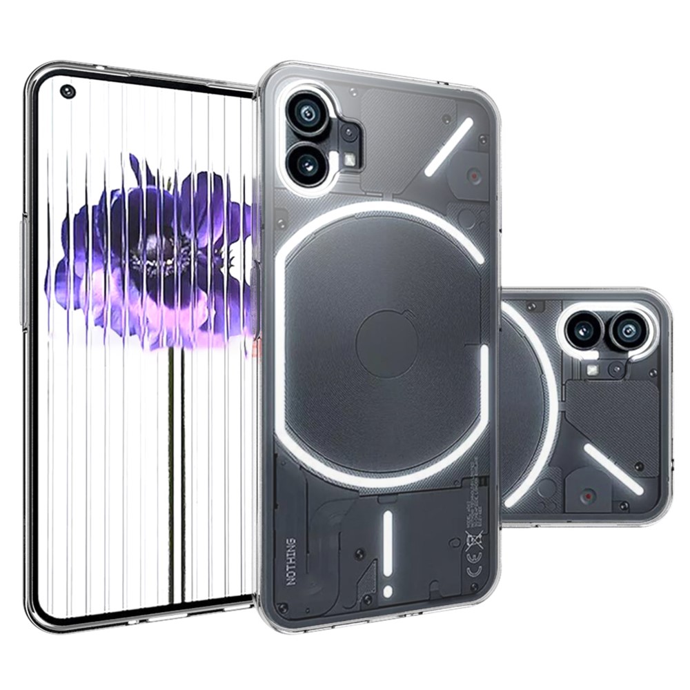 10Pcs / Pack For Nothing phone (1) 5G Transparent TPU Phone Case Inner Watermark-Free Anti-fall Lightweight Phone Cover-5
