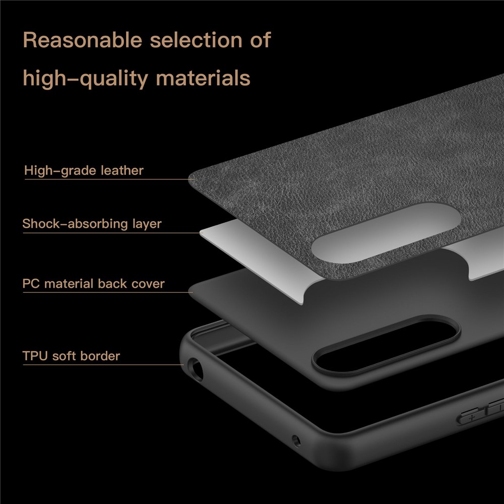 For Sony Xperia 10 IV 5G Retro Phone Case Anti-scratch TPU+PC+PU Leather Shock-absorption Phone Cover - Black-4