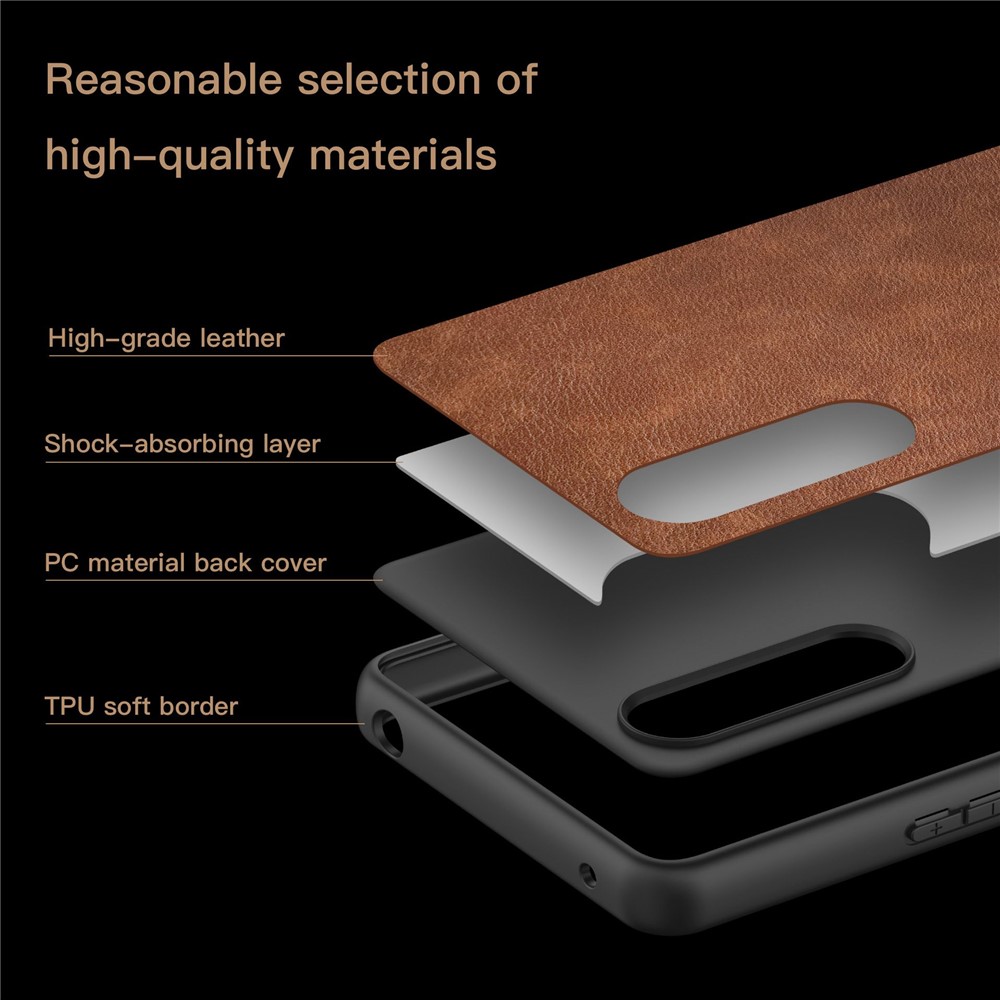 For Sony Xperia 10 IV 5G Retro Phone Case Anti-scratch TPU+PC+PU Leather Shock-absorption Phone Cover - Black-8