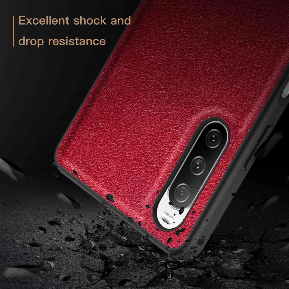 For Sony Xperia 10 IV 5G Retro Phone Case Anti-scratch TPU+PC+PU Leather Shock-absorption Phone Cover - Black-9