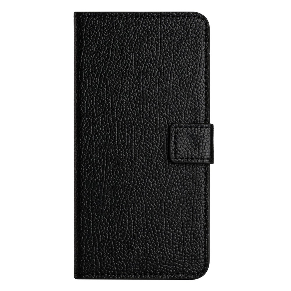 Flip Wallet Case For Samsung Galaxy A04 4G, Shockproof Litchi Texture PU Leather Phone Cover Stand - Black-4