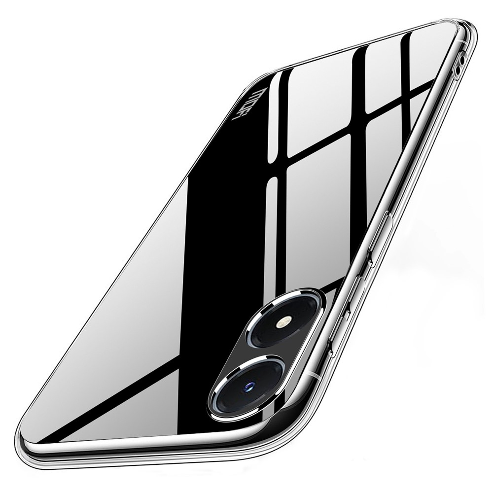 MOFI for vivo Y02s 4G Clear Crystal Not-Yellowing Case Flexible TPU Anti-Scratch Protective Phone Cover-2