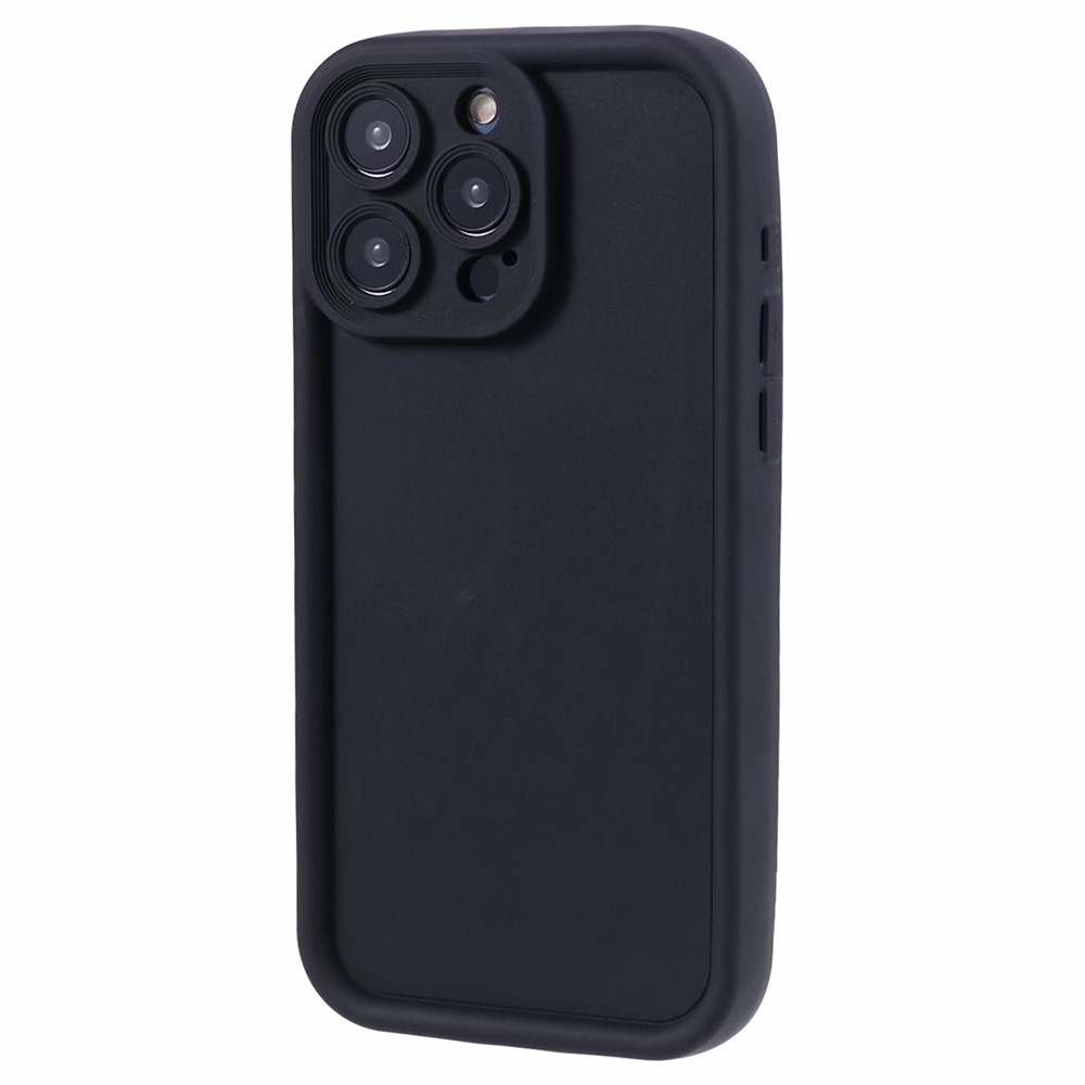 For iPhone 13 Pro Max Case Shockproof TPU Phone Back Cover - Black