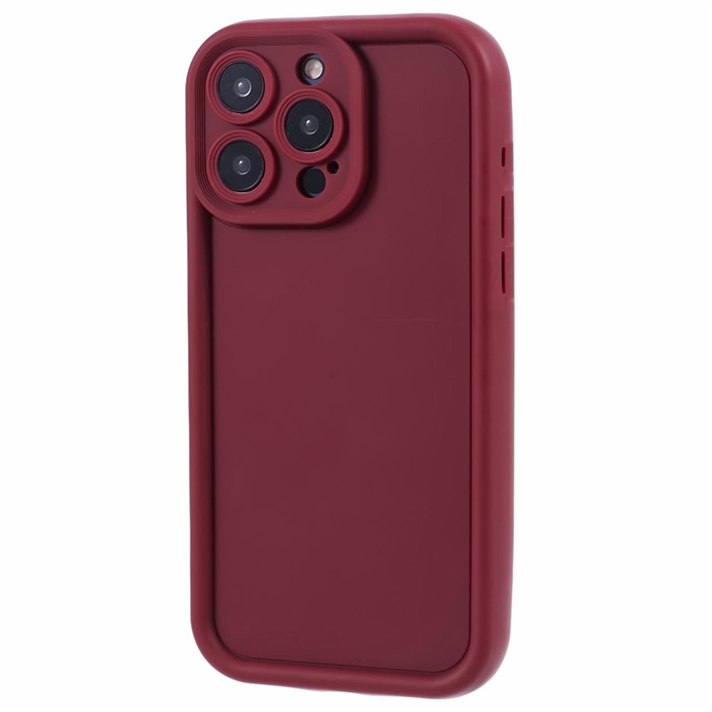 For iPhone 13 Pro Case Shockproof TPU Phone Back Cover - Red