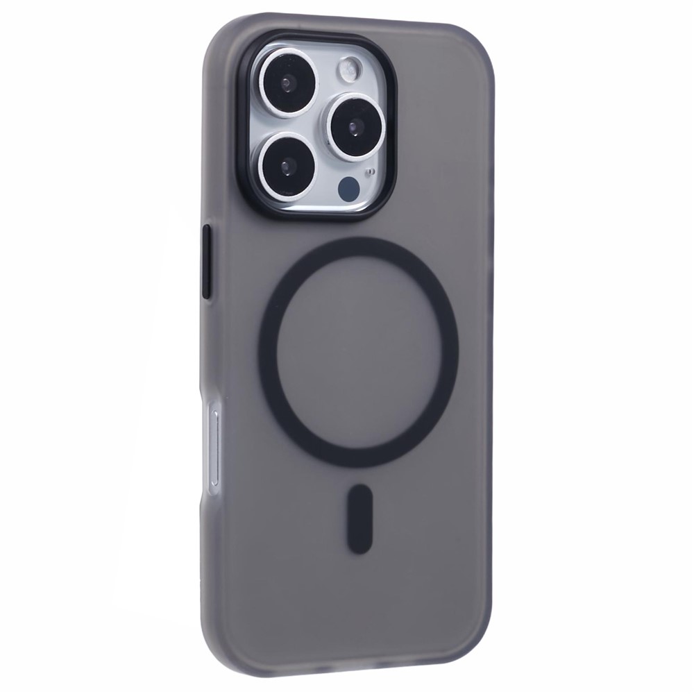 For iPhone 14 Pro Max Case Compatible with MagSafe Anti-Fingerprint Matte TPU Phone Cover - Black