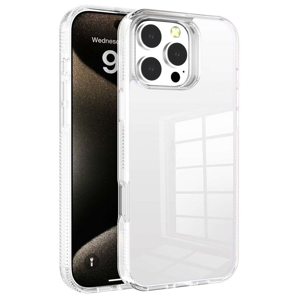 G Style For iPhone 13 Pro Case Anti-Scratch TPU+PC Clear Phone Cover - Transparent