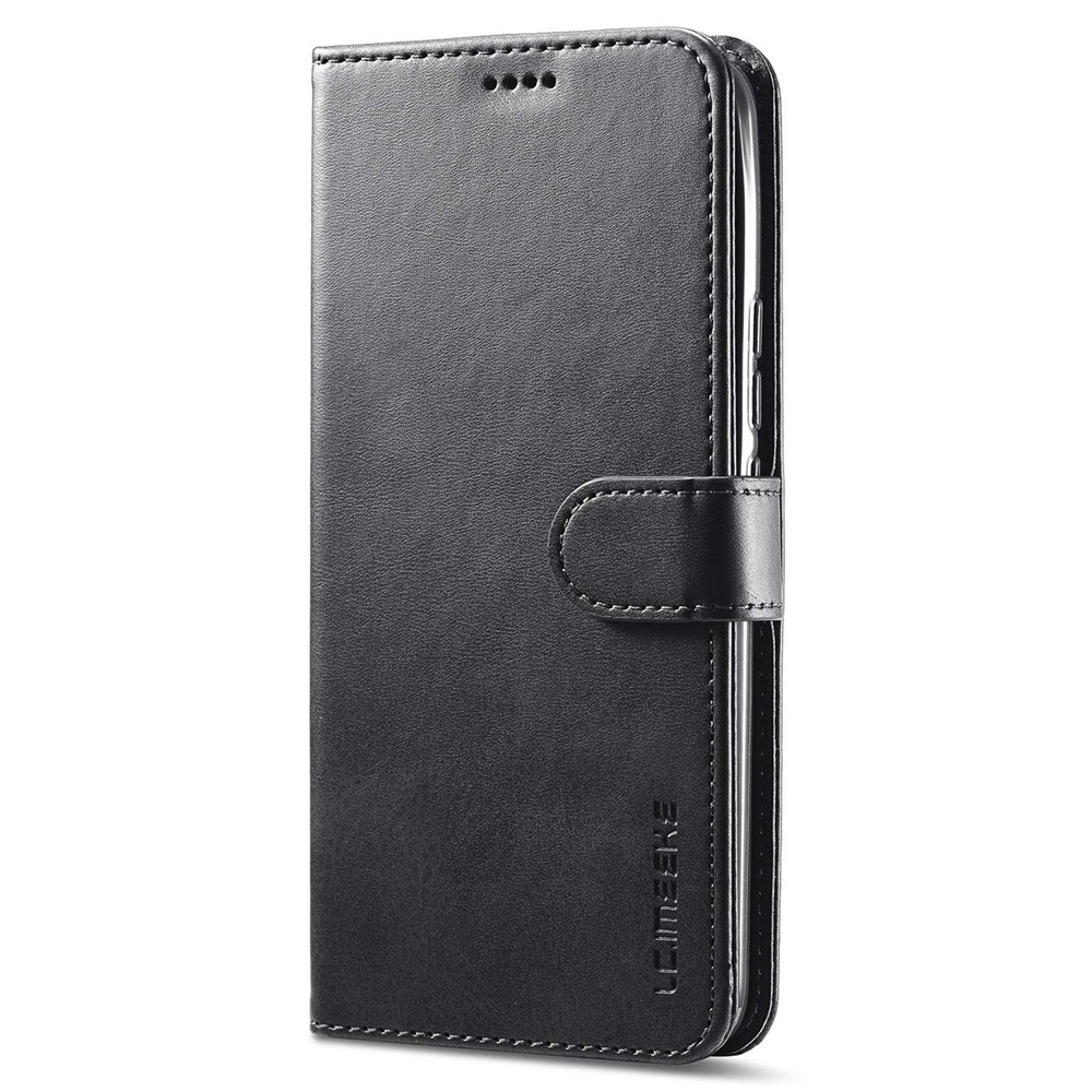 LC.IMEEKE For Oppo Reno8 5G (Global Version) Wallet Case PU Leather Stand Magnetic Closure Flip Folio Phone Cover - Black-9