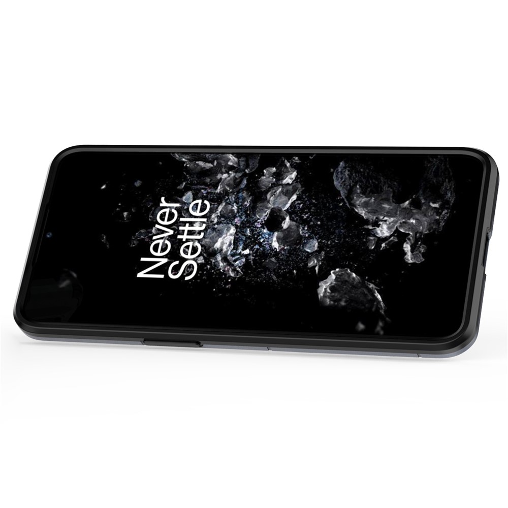For OnePlus 10T 5G / Ace Pro 5G Ring Kickstand Phone Case Armor Shockproof Military Hard PC Soft TPU Hybrid Protective Cover - Blue-4