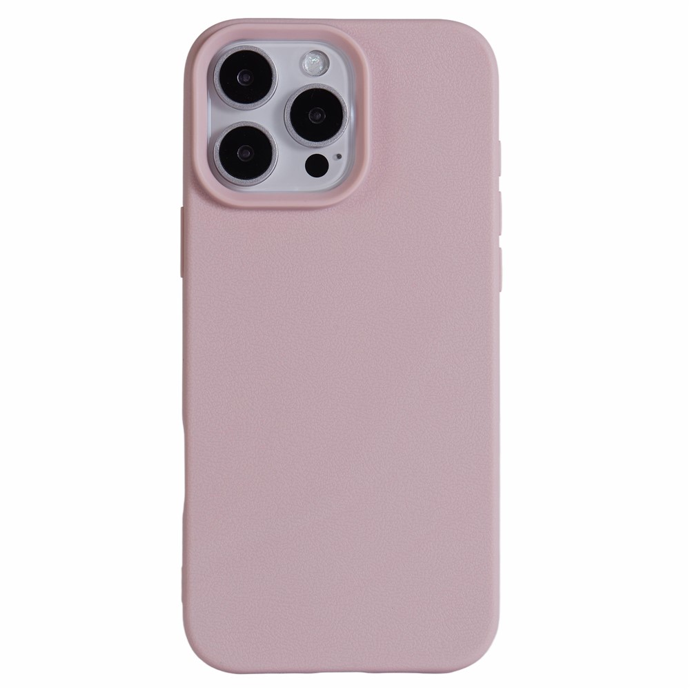 For iPhone 14 Pro Case Litchi Texture TPU Shockproof Phone Cover - Pink