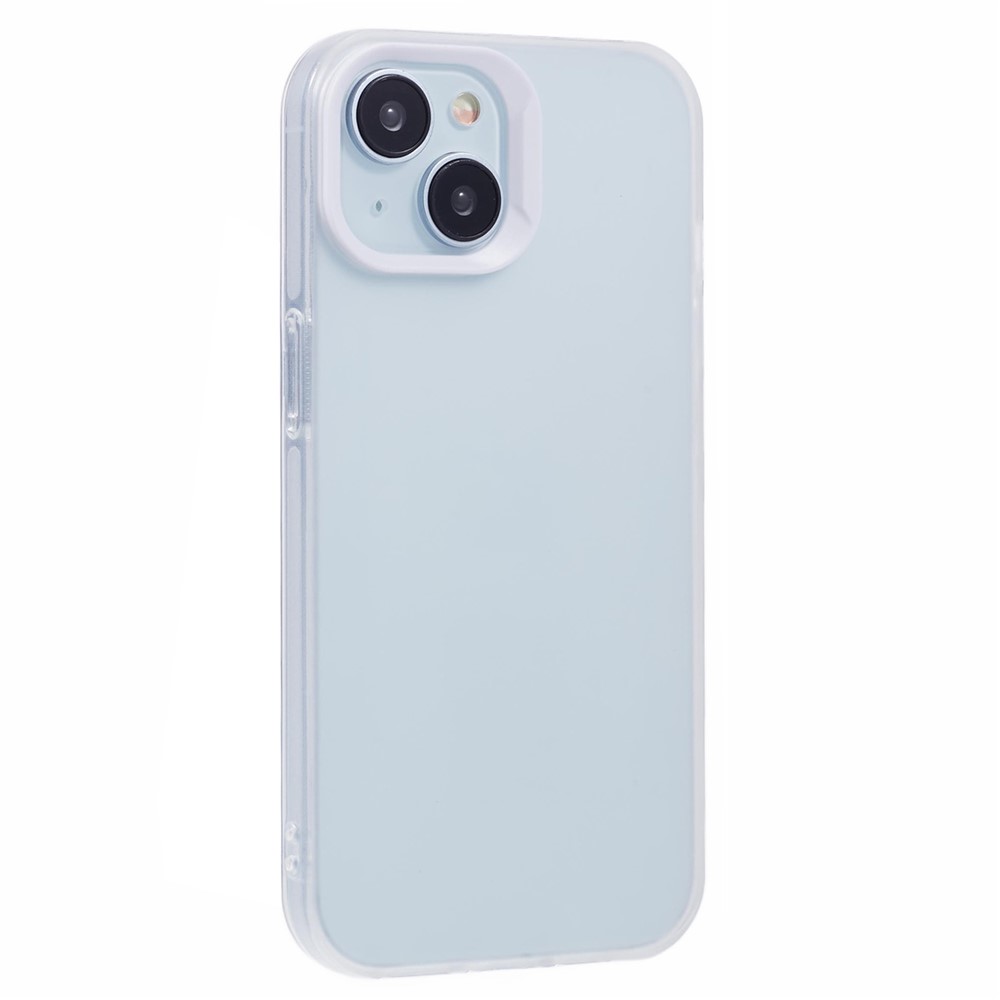 DME Series For iPhone 14 Case Matte TPU Shockproof Phone Cover - Translucent White
