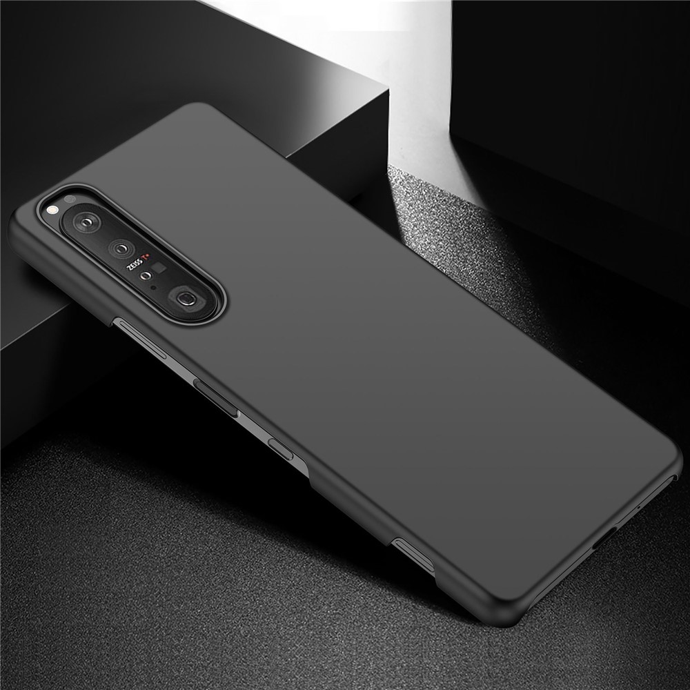 For Sony Xperia 1 IV 5G Ultra Slim Phone Case Scratch-resistant Hard PC Cell Phone Cover - Black-2
