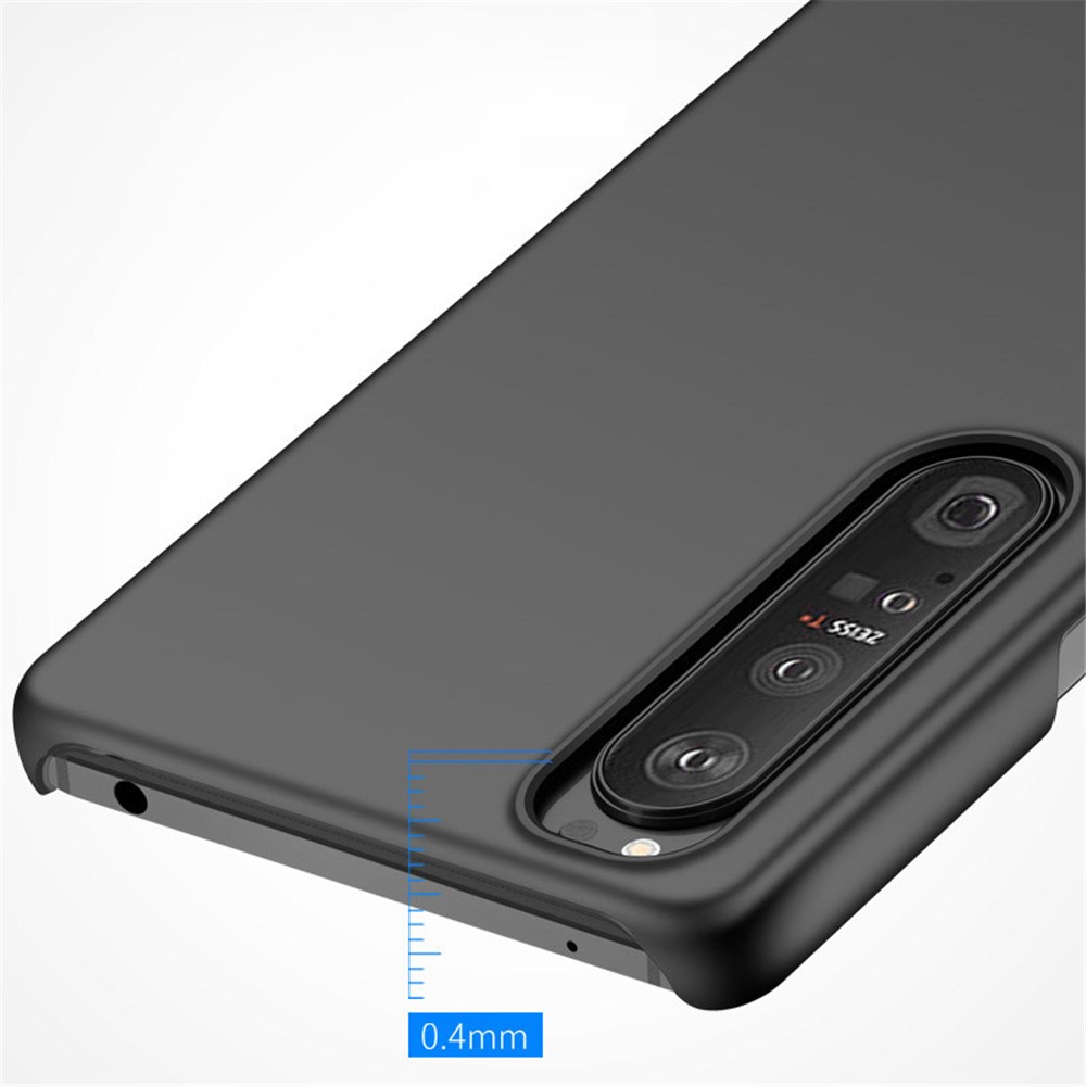 For Sony Xperia 1 IV 5G Ultra Slim Phone Case Scratch-resistant Hard PC Cell Phone Cover - Black-5