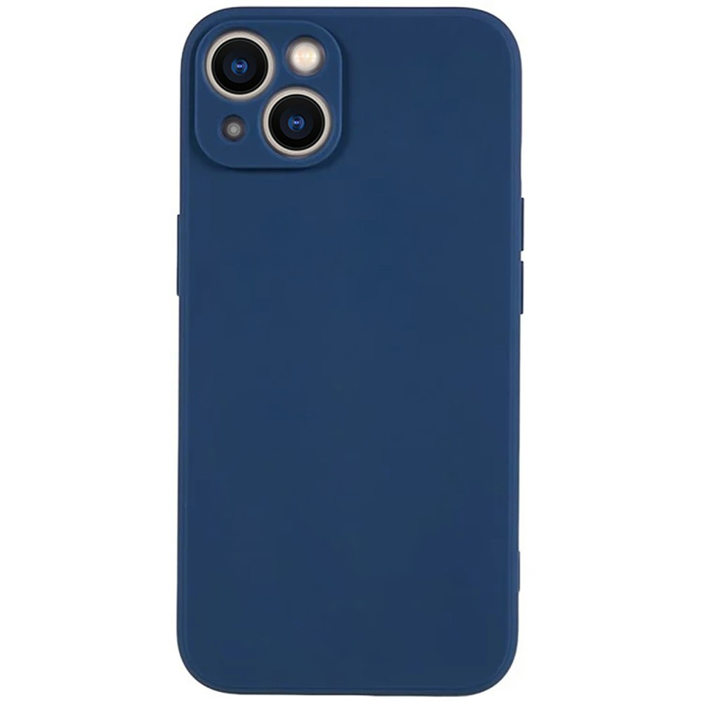 KALEBOL KLB-TPU003 For iPhone 13 Case Anti-Scratch Solid Color TPU Phone Cover - Blue