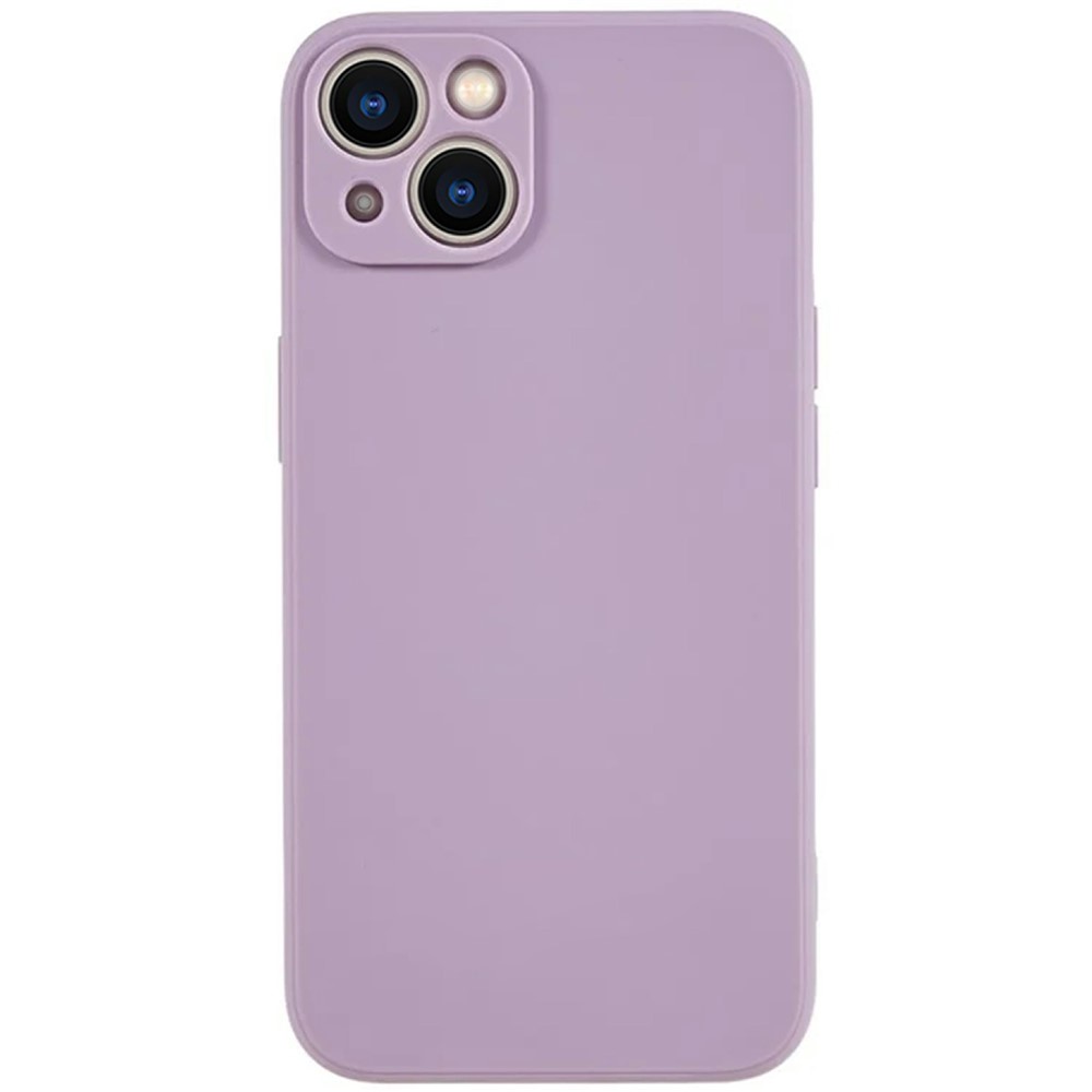 KALEBOL KLB-TPU003 For iPhone 14 Case Anti-Scratch Solid Color TPU Phone Cover - Purple