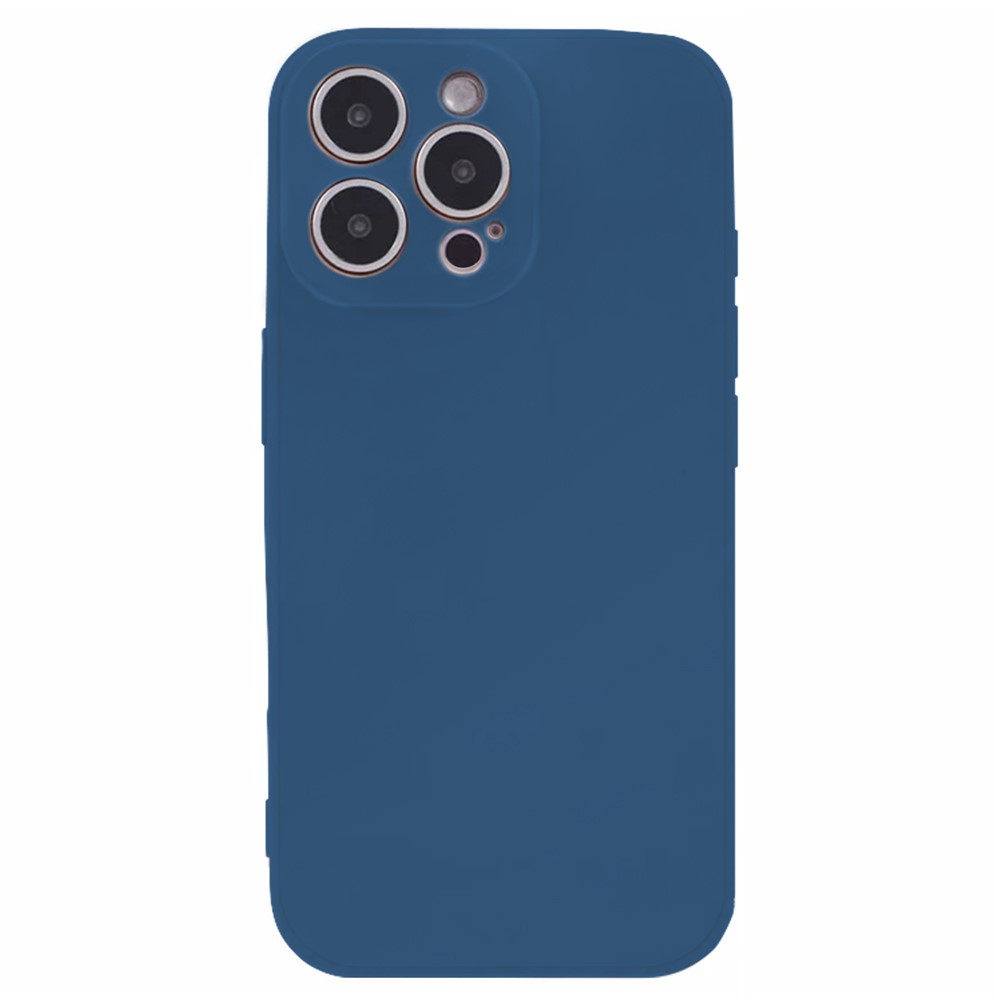KALEBOL KLB-TPU003 For iPhone 14 Pro Case Anti-Scratch Solid Color TPU Phone Cover - Blue