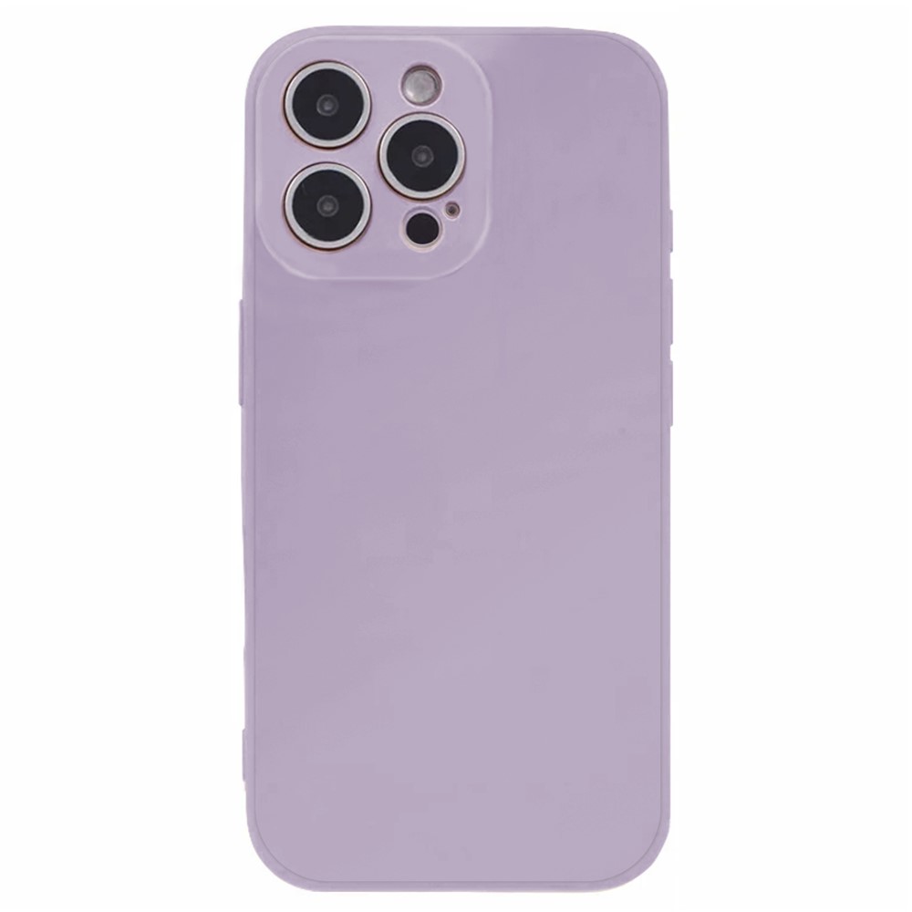 KALEBOL KLB-TPU003 For iPhone 14 Pro Max Case Anti-Scratch Solid Color TPU Phone Cover - Purple