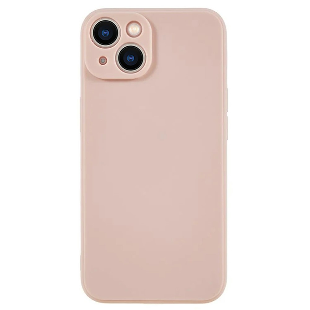 KALEBOL KLB-TPU003 For iPhone 15 Case Anti-Scratch Solid Color TPU Phone Cover - Pink