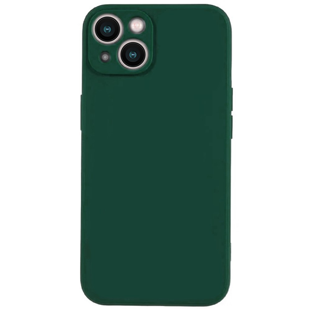 KALEBOL KLB-TPU003 For iPhone 15 Case Anti-Scratch Solid Color TPU Phone Cover - Midnight Green