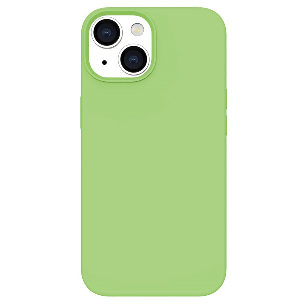 KALEBOL KLB-YTGJ001 For iPhone 15 Case Solid Color Liquid Silicone+PC Phone Cover - Green