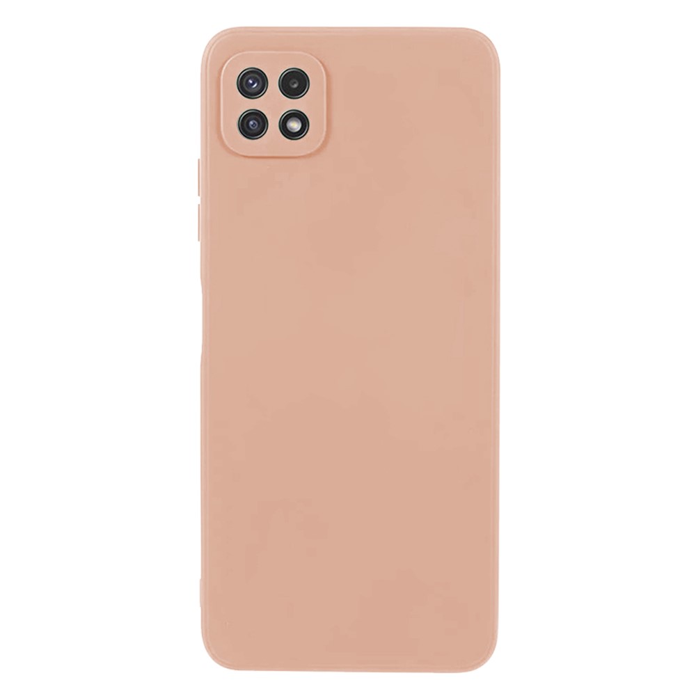 KALEBOL KLB-TPU003 For Samsung Galaxy A22 5G (EU) / (US) Case Anti-Scratch Solid Color TPU Phone Cover - Pink