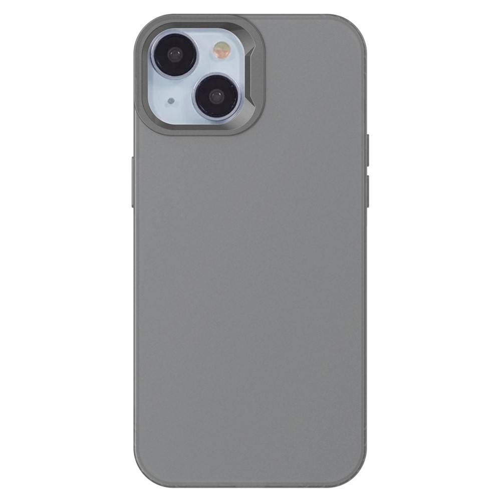 KALEBOL KLB-TPU008 For iPhone 13 6.1 inch Case Transparent Matte TPU Anti-Drop Phone Cover - Black