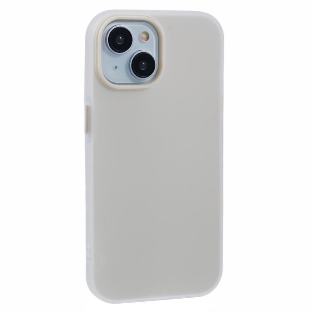 For iPhone 13 Case Detachable TPU Shockproof Phone Cover - White