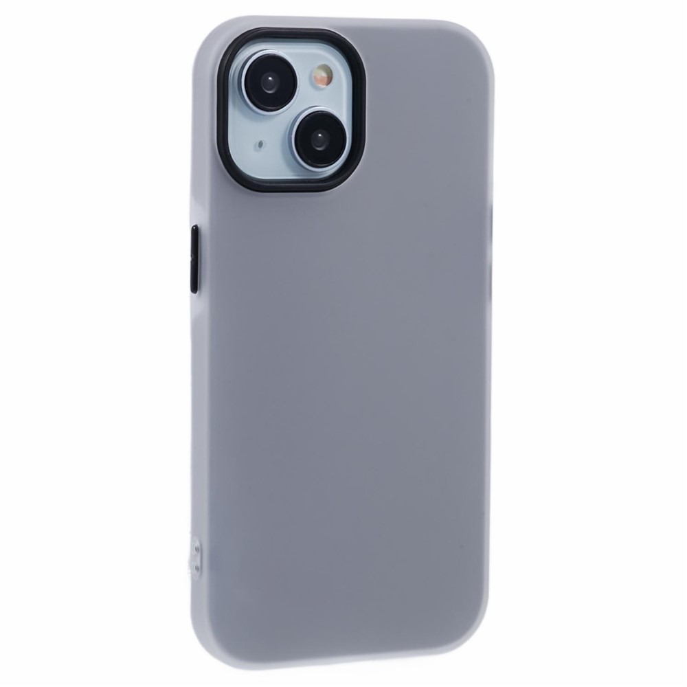 For iPhone 13 Case Detachable TPU Shockproof Phone Cover - Grey