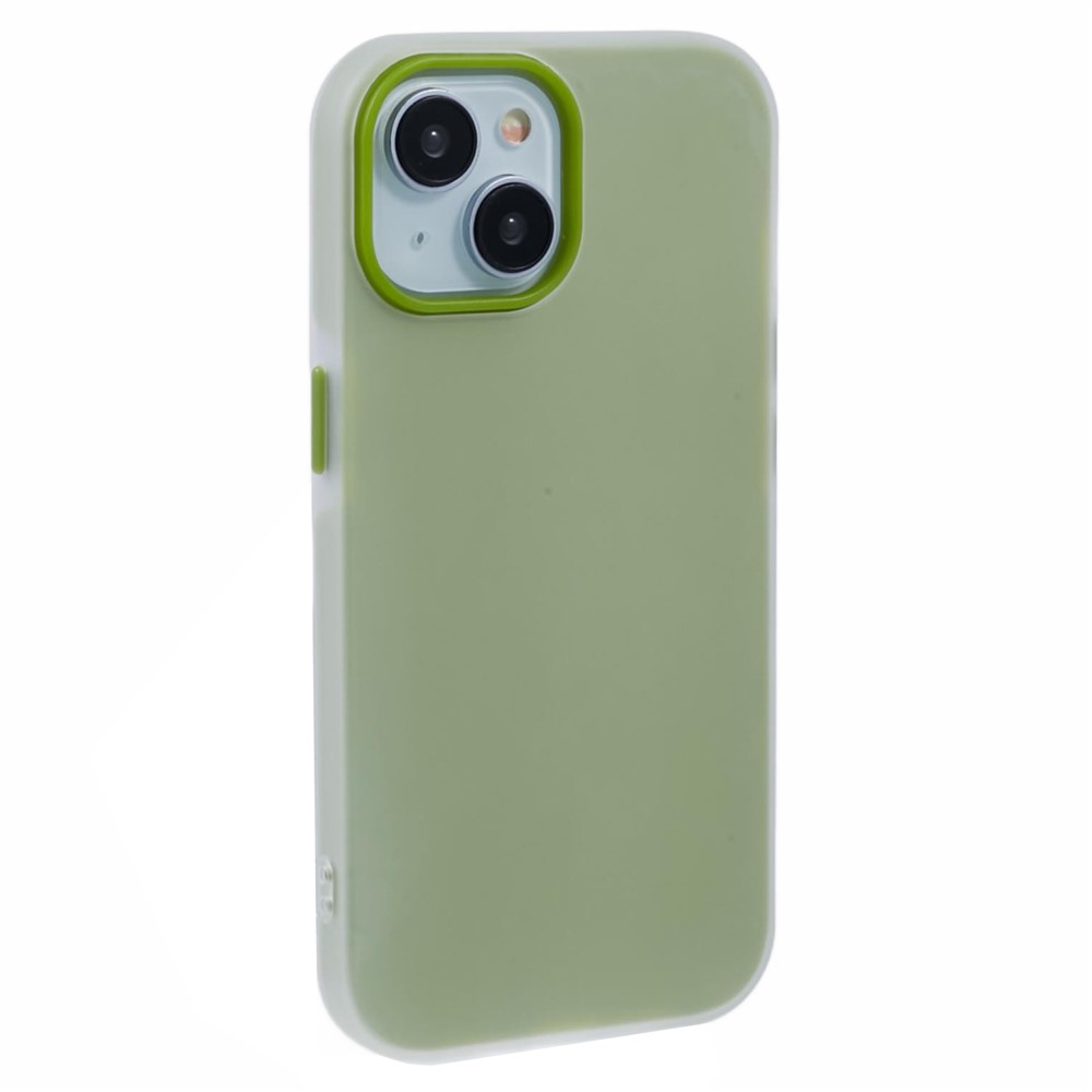 For iPhone 13 Case Detachable TPU Shockproof Phone Cover - Green