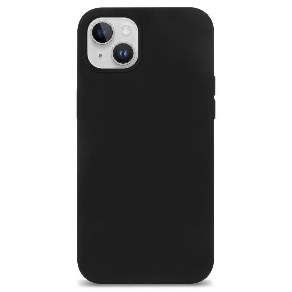 For iPhone 14 Case Shockproof Soft Silicone Phone Cover - Black