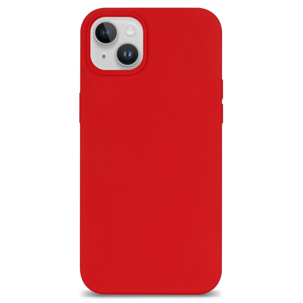 For iPhone 14 Case Shockproof Soft Silicone Phone Cover - Red
