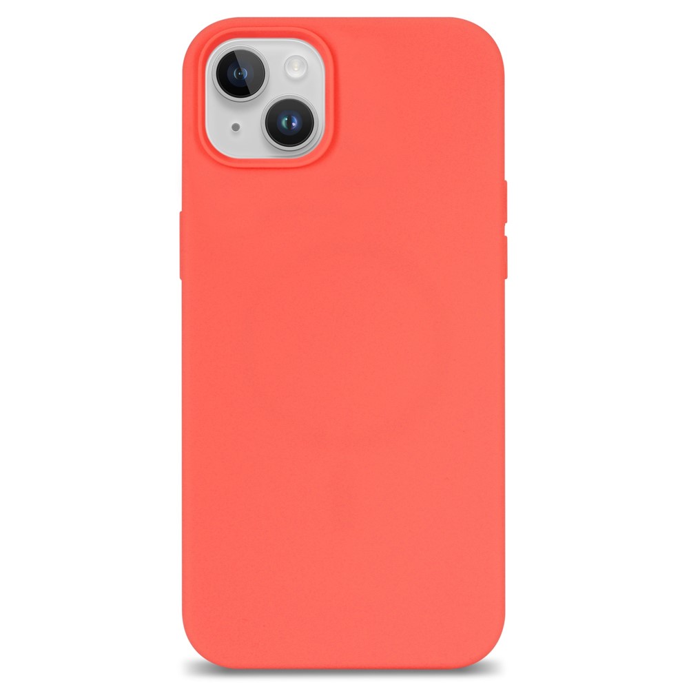 For iPhone 14 Case Shockproof Soft Silicone Phone Cover - Pink