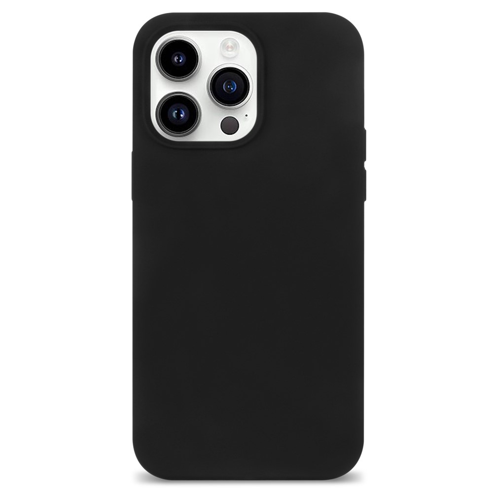 For iPhone 13 Pro Max Case Shockproof Soft Silicone Phone Cover - Black