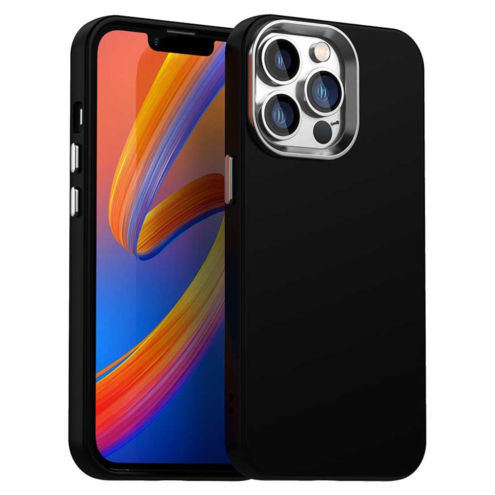 For iPhone 12 / 12 Pro Case TPU + TPE Anti Drop Protection Phone Cover - Black