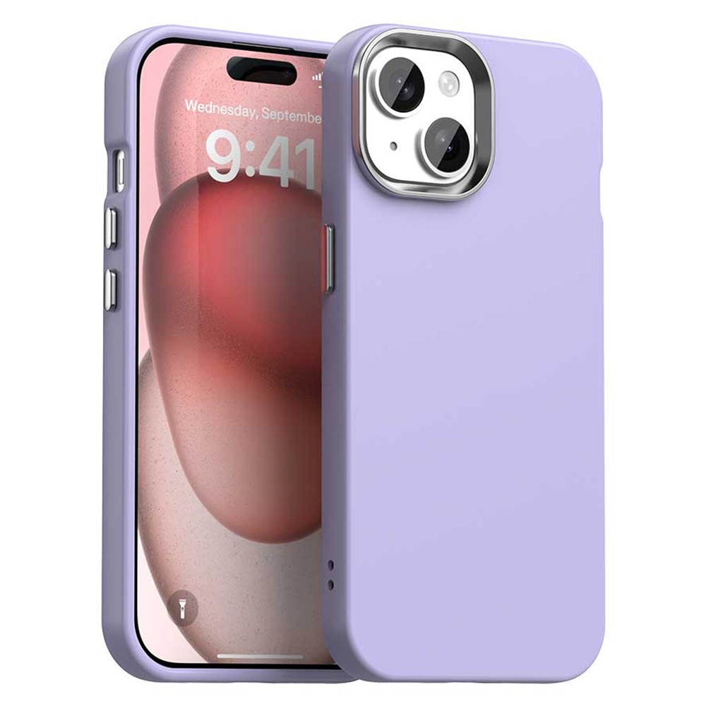 For iPhone 14 / 13 Case TPU + TPE Anti Drop Protection Phone Cover - Purple