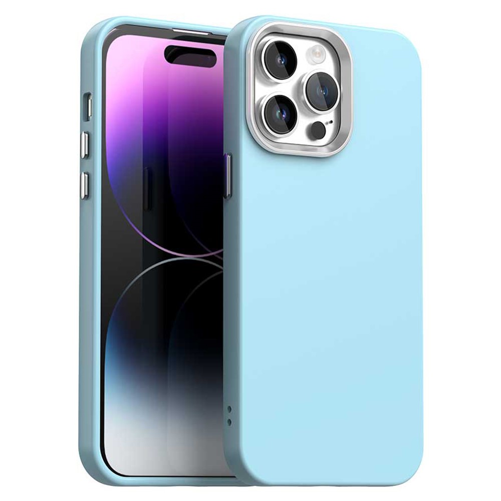 For iPhone 14 Pro Case TPU + TPE Anti Drop Protection Phone Cover - Blue