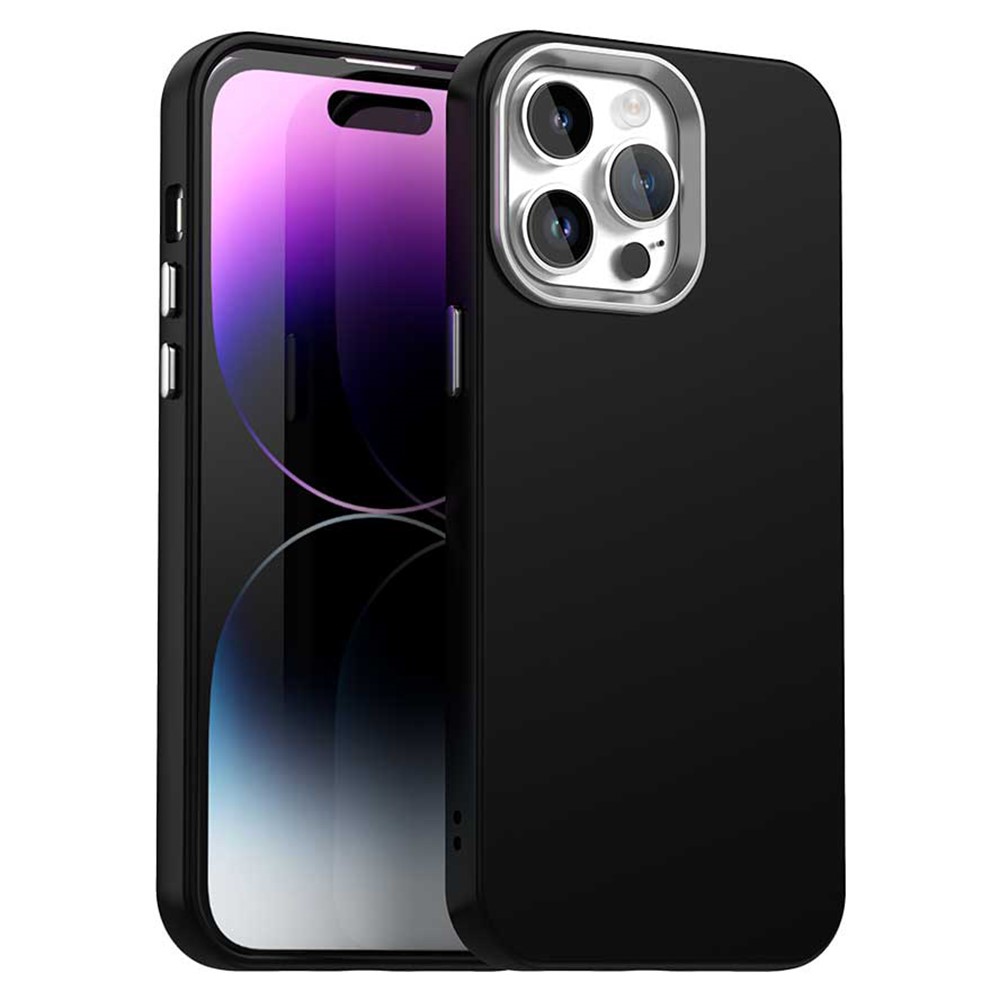 For iPhone 14 Pro Max Case TPU + TPE Anti Drop Protection Phone Cover - Black