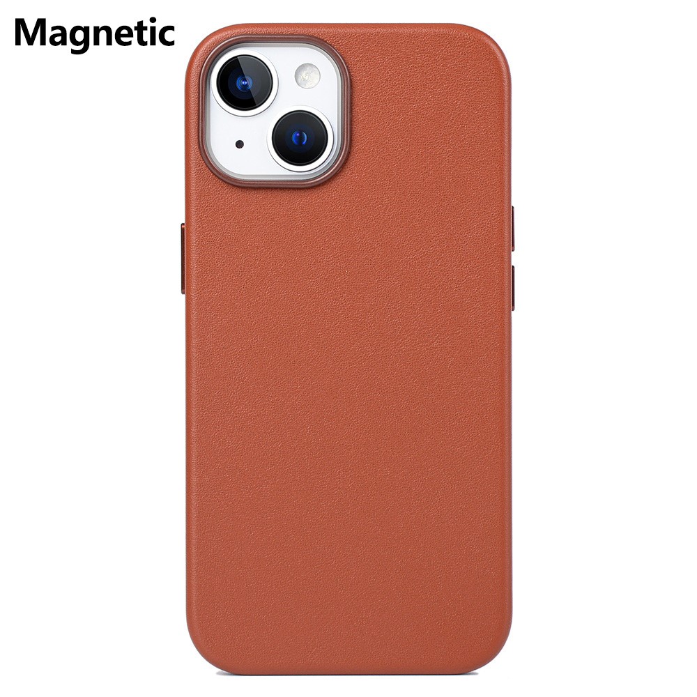 Bulk Purchasing For iPhone 14 Case Compatible with MagSafe PU + PC Phone Back Cover - Red