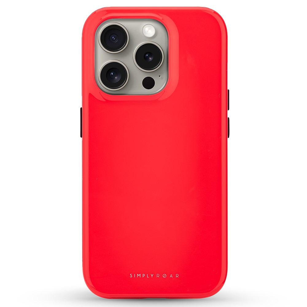 SIMPLY ROAR For iPhone 13 Pro Max Case Compatible with MagSafe Shockproof Phone Cover - Red