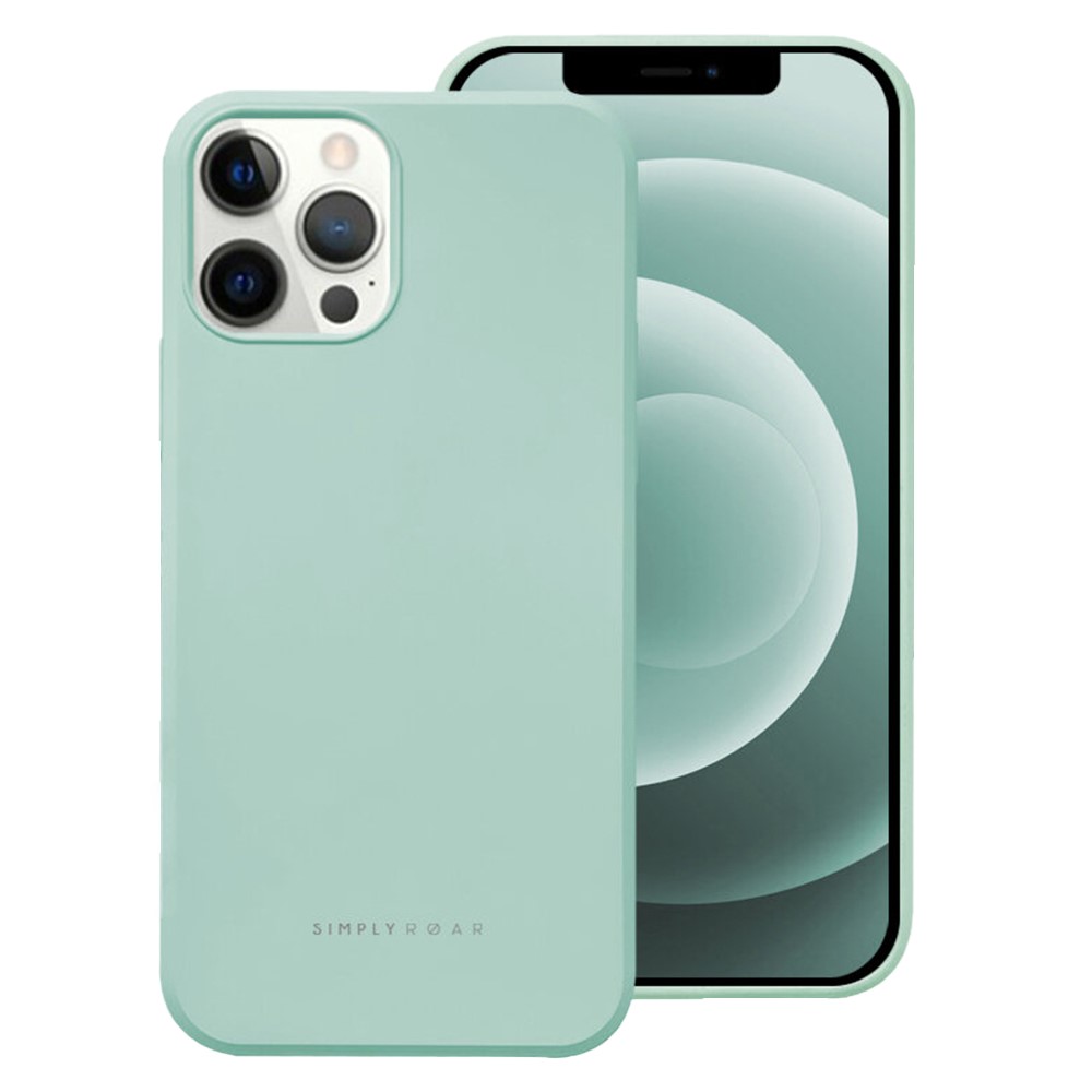 SIMPLY ROAR For iPhone 13 Pro Case Soft TPU Back Cover with Liquid Silicone-Like Texture - Light Green