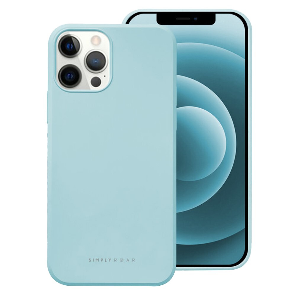 SIMPLY ROAR For iPhone 13 Pro Max Case Soft TPU Back Cover with Liquid Silicone-like Texture - Baby Blue