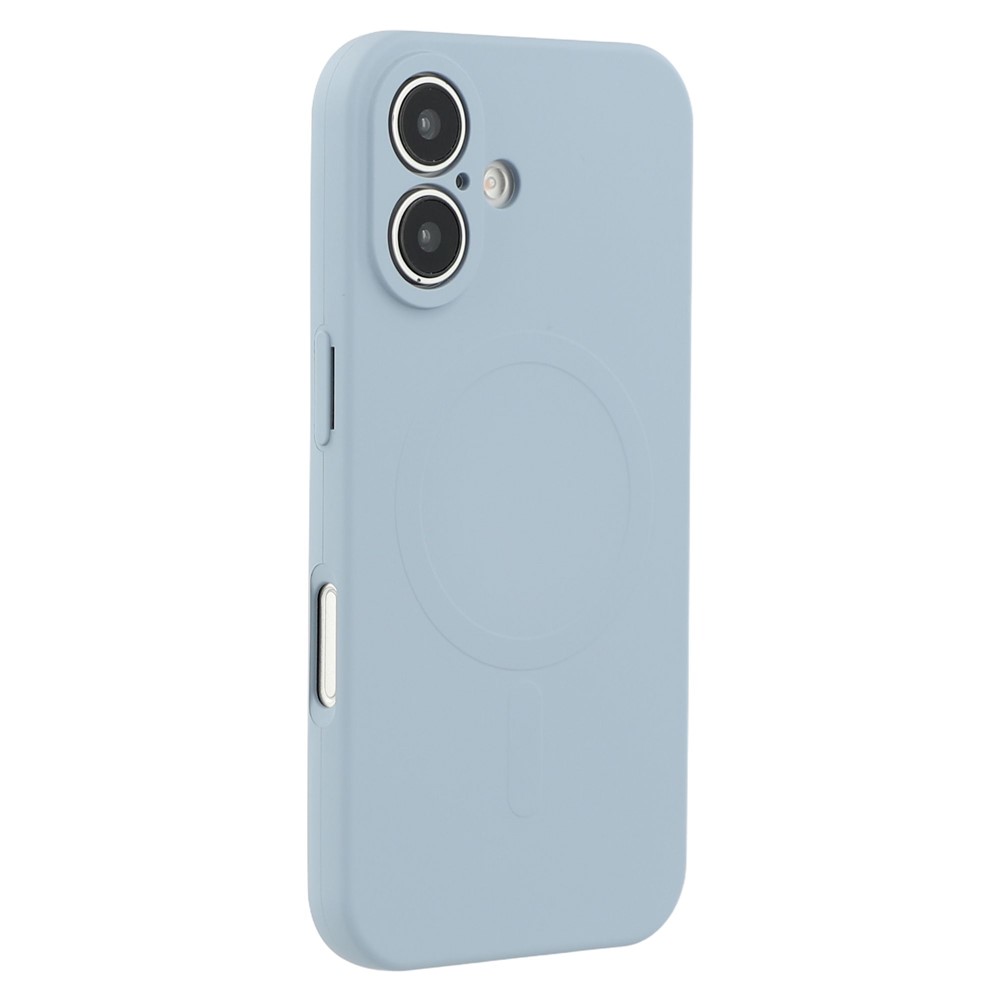 For iPhone 16 Plus Case Compatible with MagSafe Shockproof TPU Phone Cover - Baby Blue