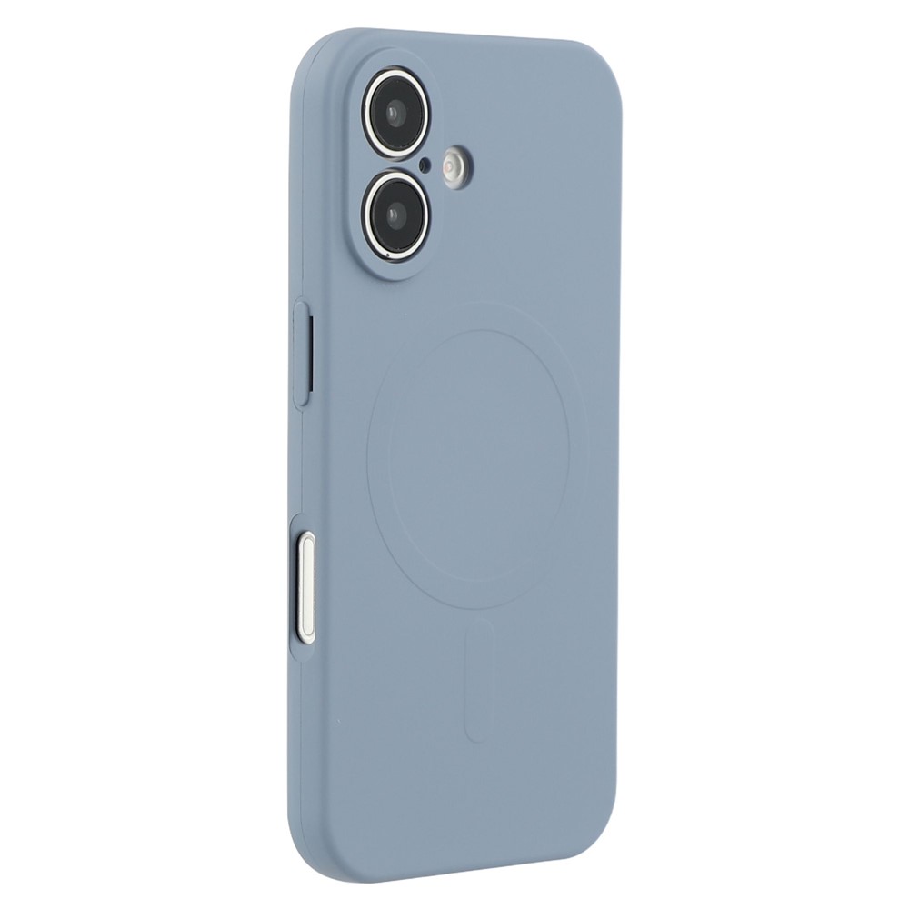 For iPhone 16 Plus Case Compatible with MagSafe Shockproof TPU Phone Cover - Grey