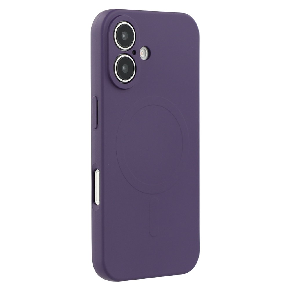 For iPhone 16 Plus Case Compatible with MagSafe Shockproof TPU Phone Cover - Dark Purple