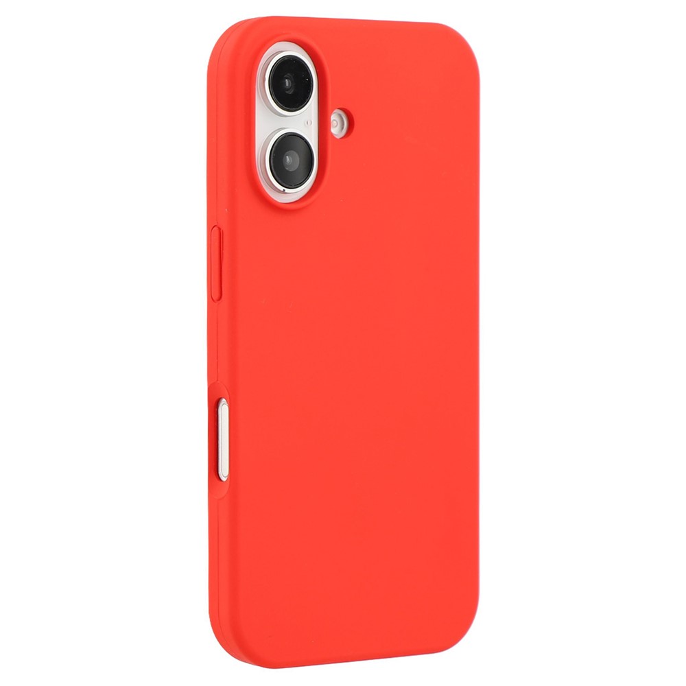 Bulk Purchasing For iPhone 16 Plus Case Compatible with MagSafe Fiber Lining Silicone Phone Back Cover - Red