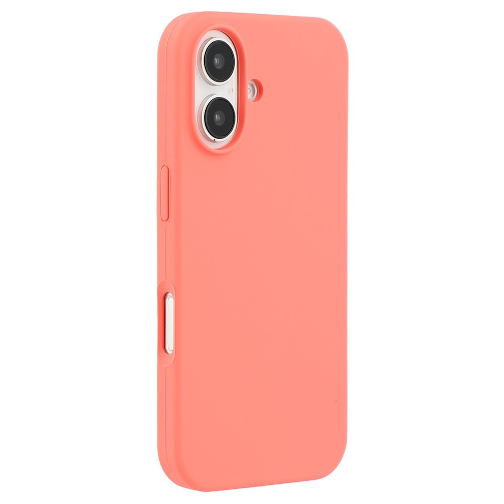 Bulk Purchasing For iPhone 16 Plus Case Compatible with MagSafe Fiber Lining Silicone Phone Back Cover - Light Orange