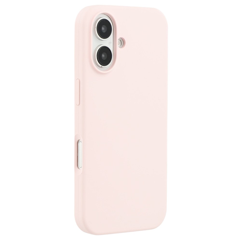 Bulk Purchasing For iPhone 16 Plus Case Compatible with MagSafe Fiber Lining Silicone Phone Back Cover - Pink