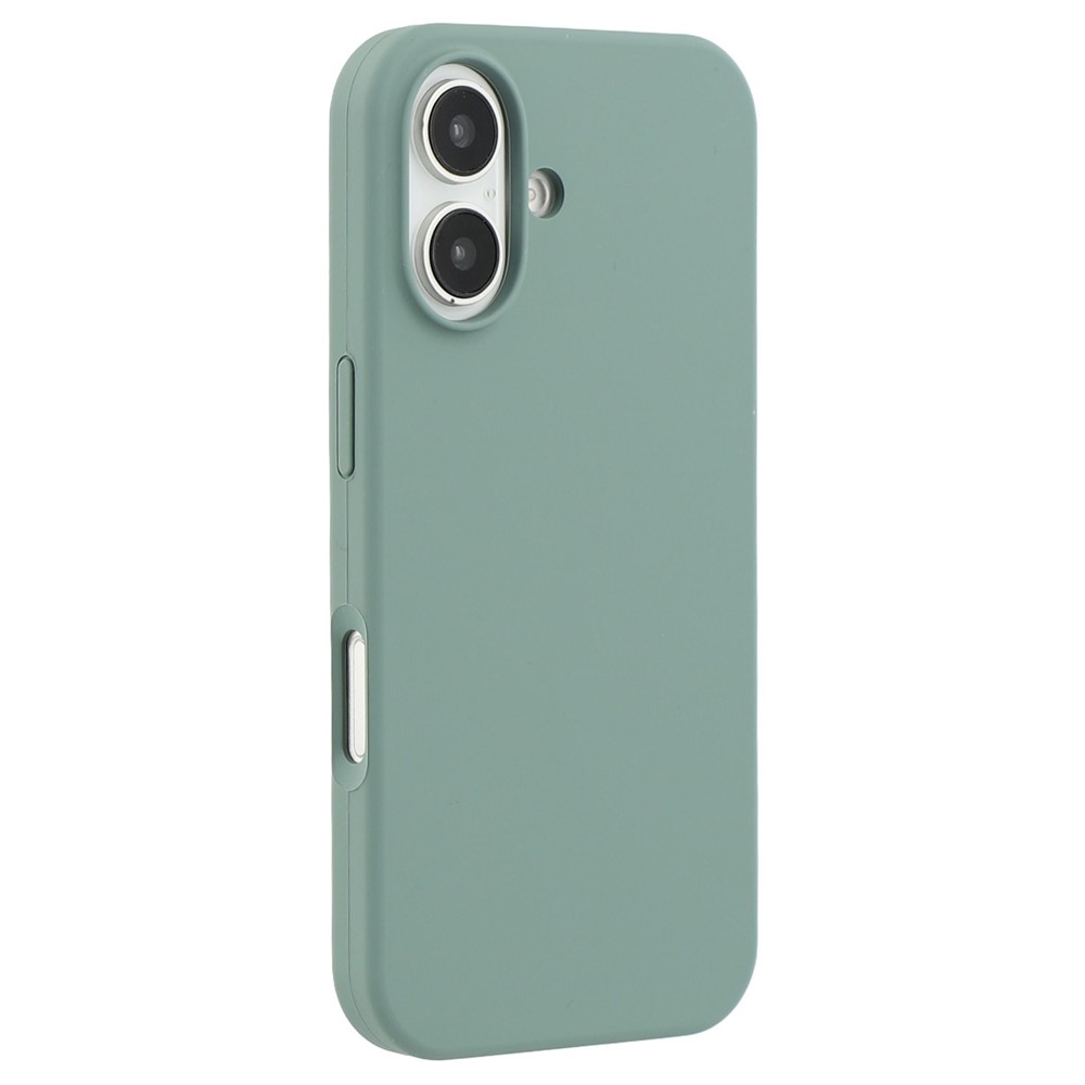 Bulk Purchasing For iPhone 16 Plus Case Compatible with MagSafe Fiber Lining Silicone Phone Back Cover - Green