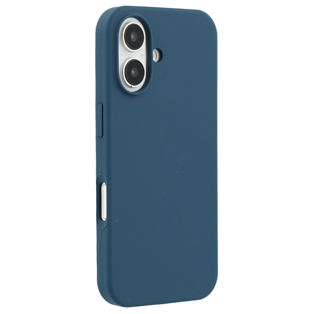 Bulk Purchasing For iPhone 16 Plus Case Compatible with MagSafe Fiber Lining Silicone Phone Back Cover - Blue