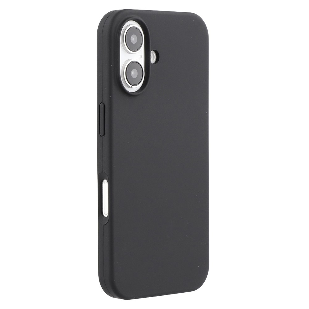 Bulk Purchasing For iPhone 16 Plus Case Compatible with MagSafe Fiber Lining Silicone Phone Back Cover - Black
