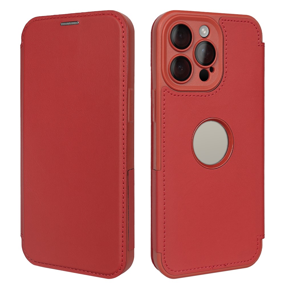 For iPhone 13 Pro Max Magnetic Case RCS Eco Friendly Phone Cover with RFID Blocking - Red